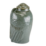 Angel Wings Ceramic Urn Serene - Side View