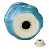 Inner Light Ceramic Tealight Urn Blue - Opening at Bottom