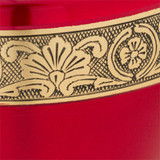 Carmina Brass Urn - Close Up Detail Shown
