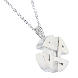 Celtic Knot II Cremation Jewelry Pendant -1280px