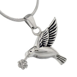 Hummingbird Cremation Jewelry Pendant