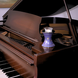 Grace Lavender Blue Tealight Urn