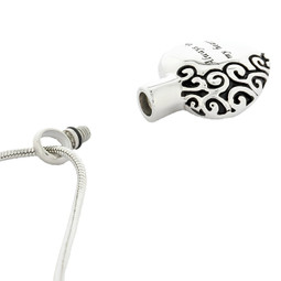 Always in My Heart Cremation Jewelry - Opening Shown