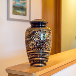 Villarose Brass Urn