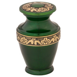 Umbria Brass Keepsake Urn