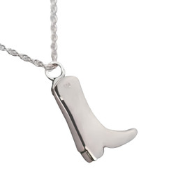 Back View - Boot Cremation Jewelry