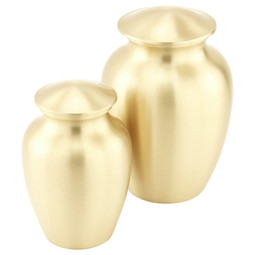 Simple Brass Urn Gold - S and XS Sizes (Sold Separately)