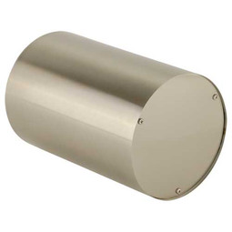 Stainless Steel Silver Cylinder Urn