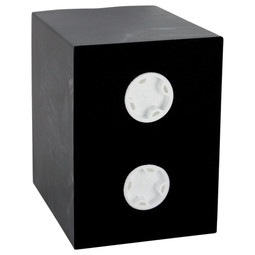 Onyx Cultured Marble Book Urn for Two - Back Opening Shown Onyx Cultured Marble Book Urn for Two - Back Opening Shown