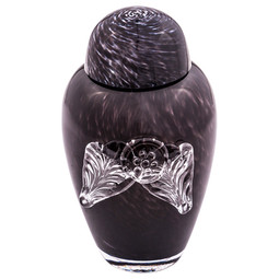 Devotion Lily Mauve Glass Urn - Extra Small