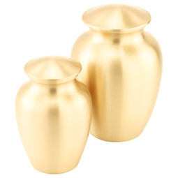 Simple Brass Urn Gold - S and XS Sizes (Sold Separately)