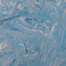 Claremont Cultured Marble Urn - Crystal Blue - Close Up