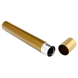 Brass Keepsake Scattering Tube - Howard Miller, Shown with Lid Removed