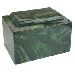 Verde Classic Cultured Marble Urn Verde Classic Cultured Marble Urn