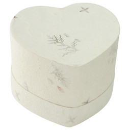 Bottom of Unity Floral Heart Urn for Two