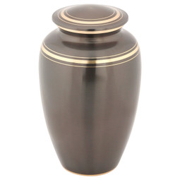 Dignity Gray Brass Urn