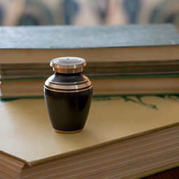 Dignity Gray Brass Keepsake Urn