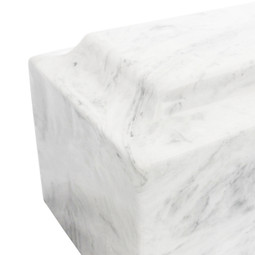 Carrera Classic Cultured Marble Urn - Close Up View