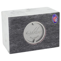 Carrera Classic Cultured Marble Urn - Bottom Opening Carrera Classic Cultured Marble Urn - Bottom Opening