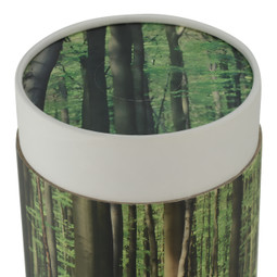 Bluebell Forest Scattering Cremation Urn Detail
