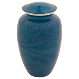 Bright Blue Urn