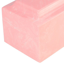 Pink Classic Cultured Marble Urn - Close Up View Pink Classic Cultured Marble Urn - Close Up View