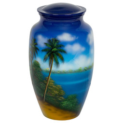 Palm Trees Cremation Urn