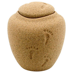 Oceane Sand Footprints Urn Extra Small