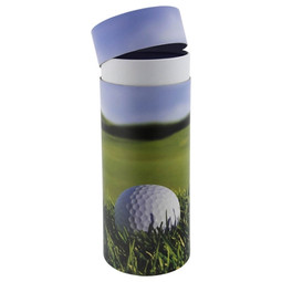 Golf Scattering Tube Lid Off