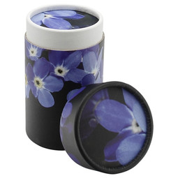 Forget-Me-Not Scattering Tube - Mini - Lid Off