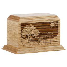 Road Home Oak Keepsake Urn