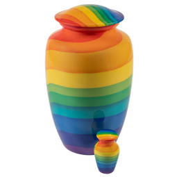 Rainbow Wave Urn Collection - Pieces Sold Separately