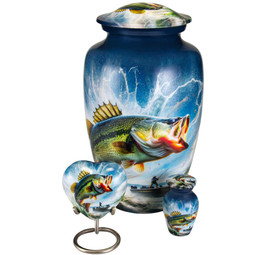 Gone Fishing Aluminum Urn Collection