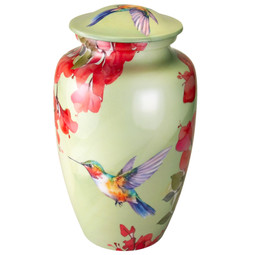 Hummingbird In Nature Urn