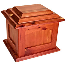 Craftsman Cedar Urn - Extra Large