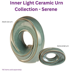 Inner Light Serene Ceramic Urn Collection - All Items Sold Separately