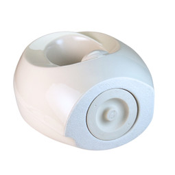 Inner Light Ceramic Urn in Ivory - Bottom