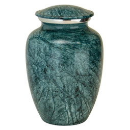 Aqua Harbor Aluminum Urn - Medium