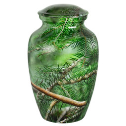 Cardinal Aluminum Urn Medium - Back View