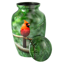 Cardinal Aluminum Urn Medium with Lid Off