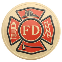 4 Inch Fire Department Medallion