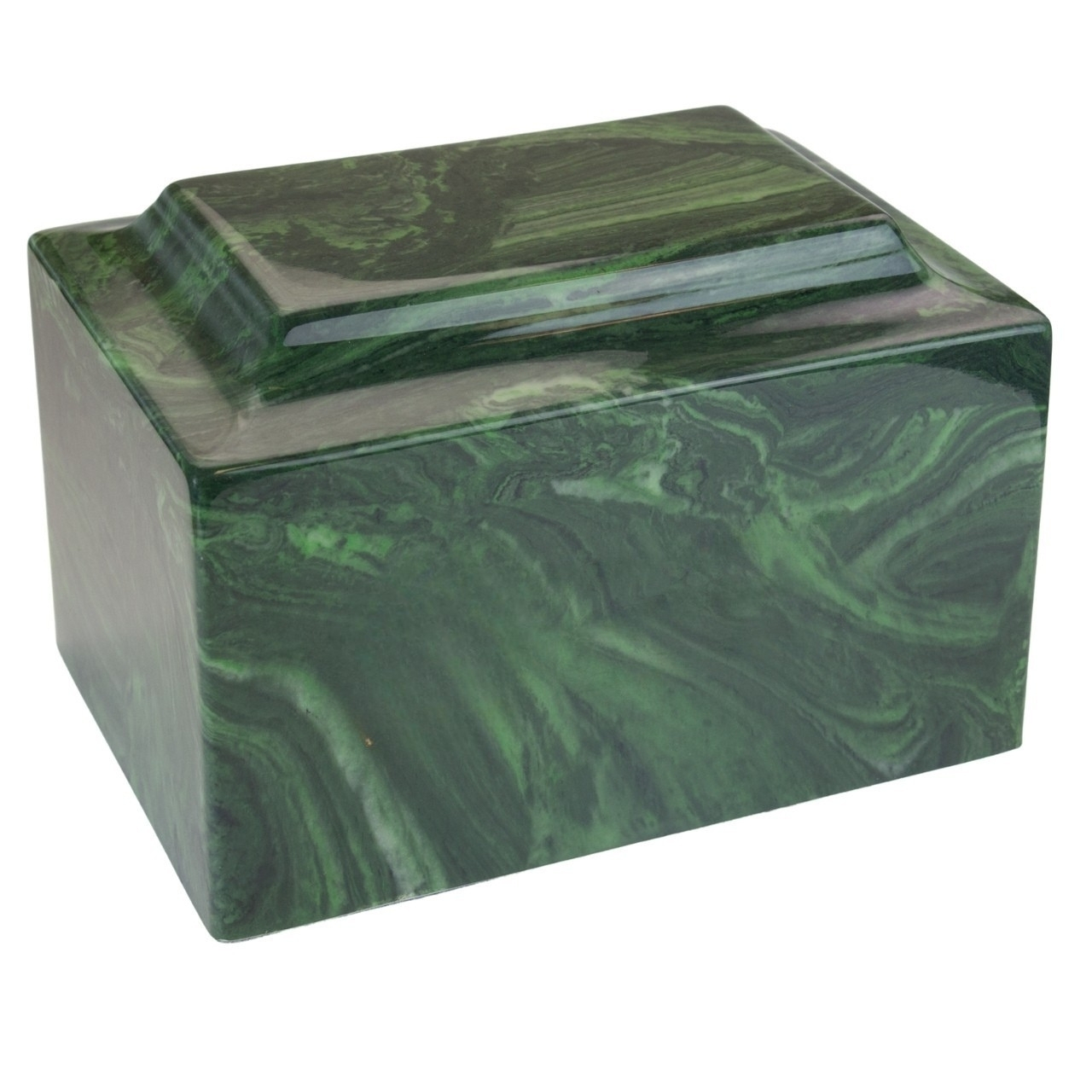 Verde Classic Cultured Marble Urn by MacKenzie Vault