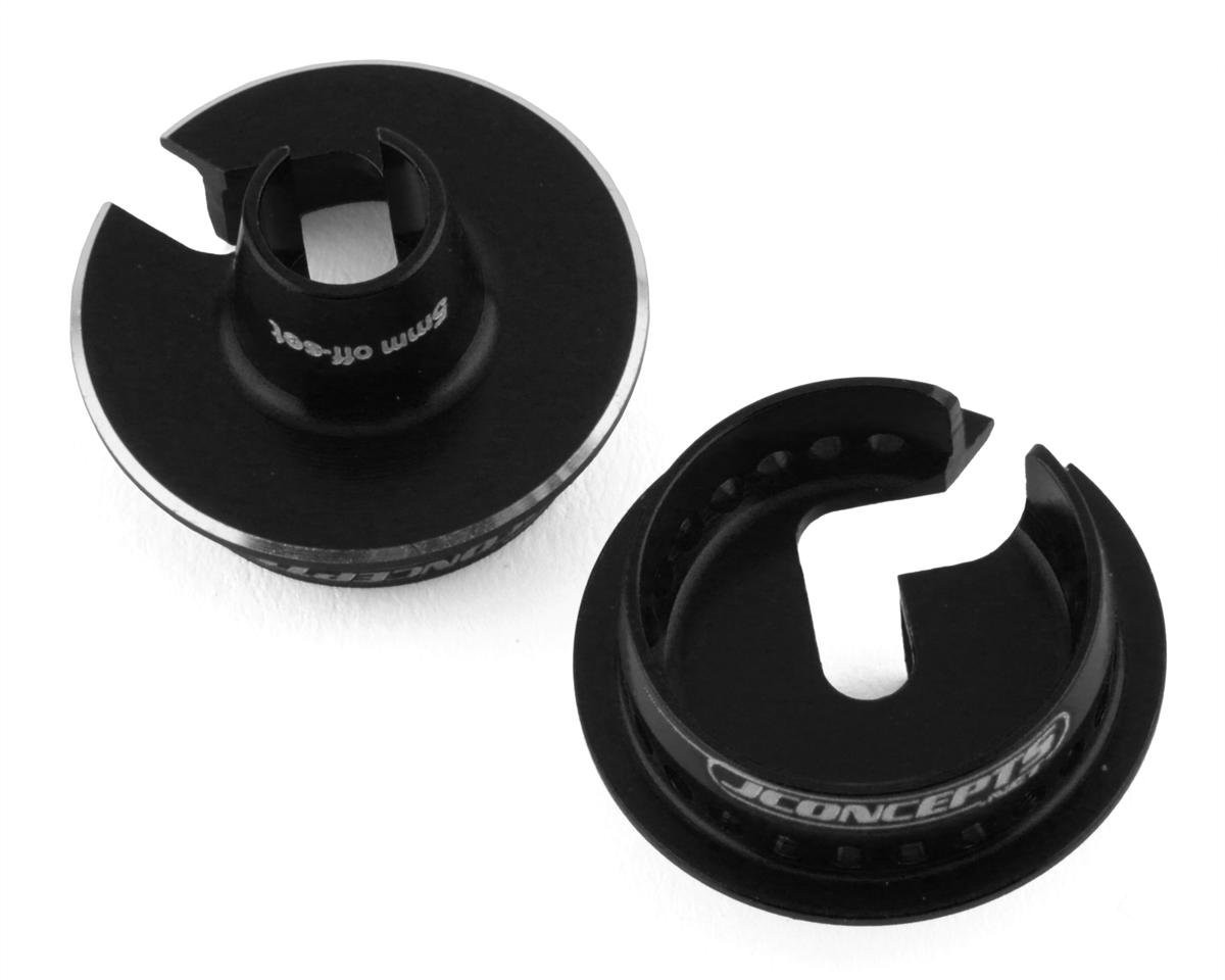 JConcepts Team Associated Fin Aluminum 13mm Shock Spring Cups (Black ...