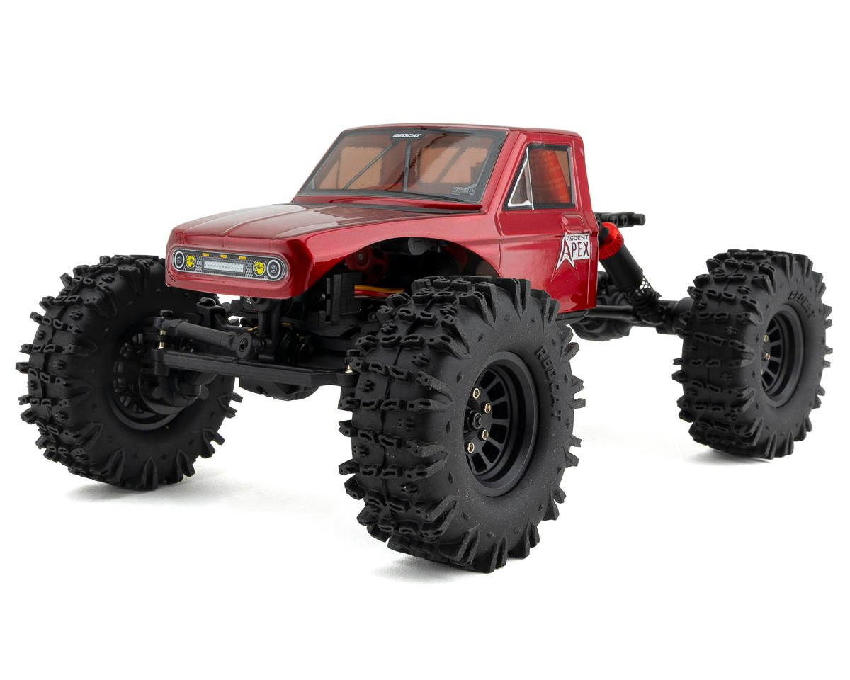 REDCAT ASCENT 18 APEX 1/18 RTR 4WD BRUSHLESS ROCK CRAWLER (RED)