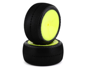 JConcepts Fuzz Bite LP 2.2" Pre-Mounted Rear Buggy Carpet Tires (Yellow) (2) (Pink) JConcepts Fuzz Bite LP 2.2" Pre-Mounted Rear Buggy Carpet Tires (Yellow) (2) (Pink)