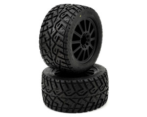 JConcepts G-Locs 2.8 Pre-Mounted w/Rulux Front Wheels (2) (Black) (Yellow) JConcepts G-Locs 2.8 Pre-Mounted w/Rulux Front Wheels (2) (Black) (Yellow)