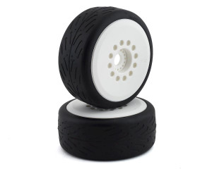 JConcepts Speed Claw Belted Tire Pre-Mounted w/Cheetah Speed-Run Wheel (White) JConcepts Speed Claw Belted Tire Pre-Mounted w/Cheetah Speed-Run Wheel (White)