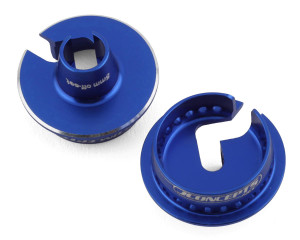JConcepts Team Associated Fin Aluminum 13mm Shock Spring Cups (Blue) (5mm Offset) JConcepts Team Associated Fin Aluminum 13mm Shock Spring Cups (Blue) (5mm Offset)