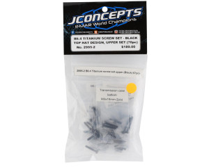 JConcepts Team Associated B6.4 Titanium Top Hat Upper Screws Set (70) (Black) JConcepts Team Associated B6.4 Titanium Top Hat Upper Screws Set (70) (Black)