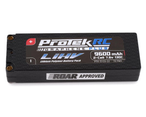 ProTek RC 2S 130C Low IR Si-Graphene + HV LiPo Battery (7.6V/9600mAh) ProTek RC 2S 130C Low IR Si-Graphene + HV LiPo Battery (7.6V/9600mAh)
